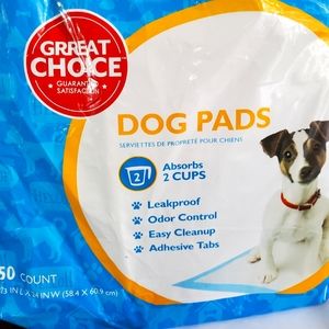 Pet training pads (open, 17 pads)